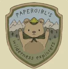 Papergirl's Wilderness Explorer Club logo