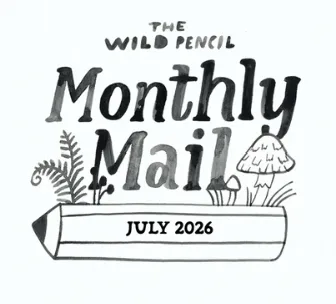 Wild Pencil Monthly Postcard logo