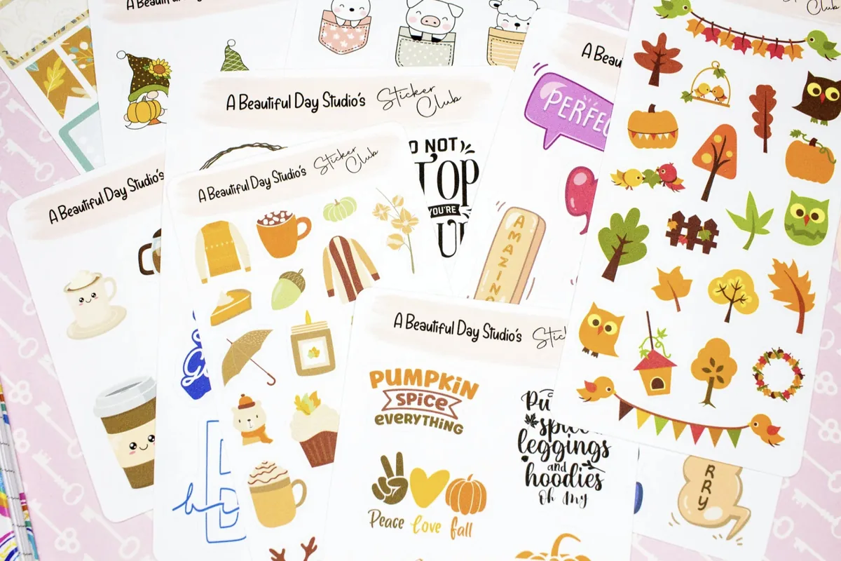 A Beautiful Day Sticker Club