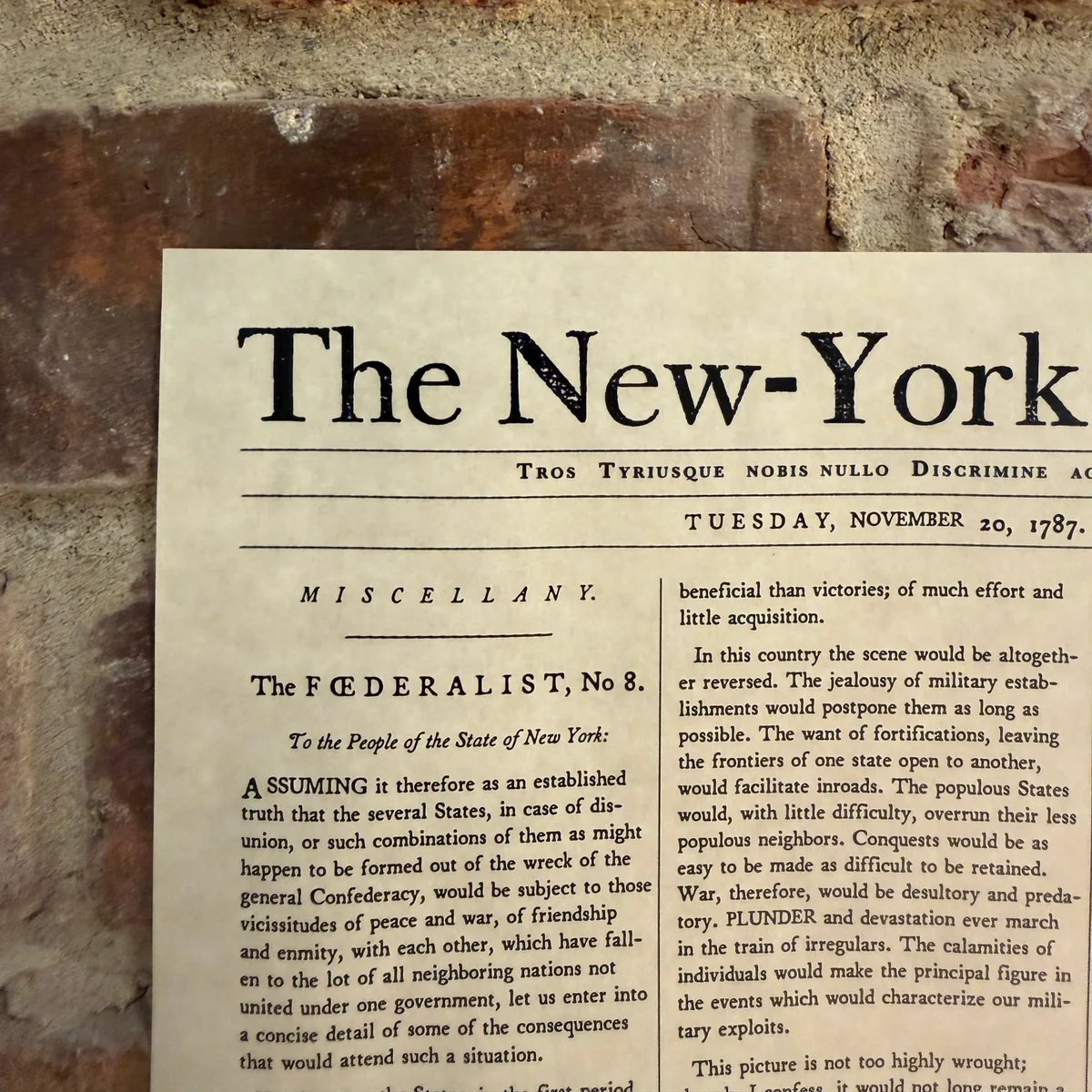 The Federalist Papers Weekly