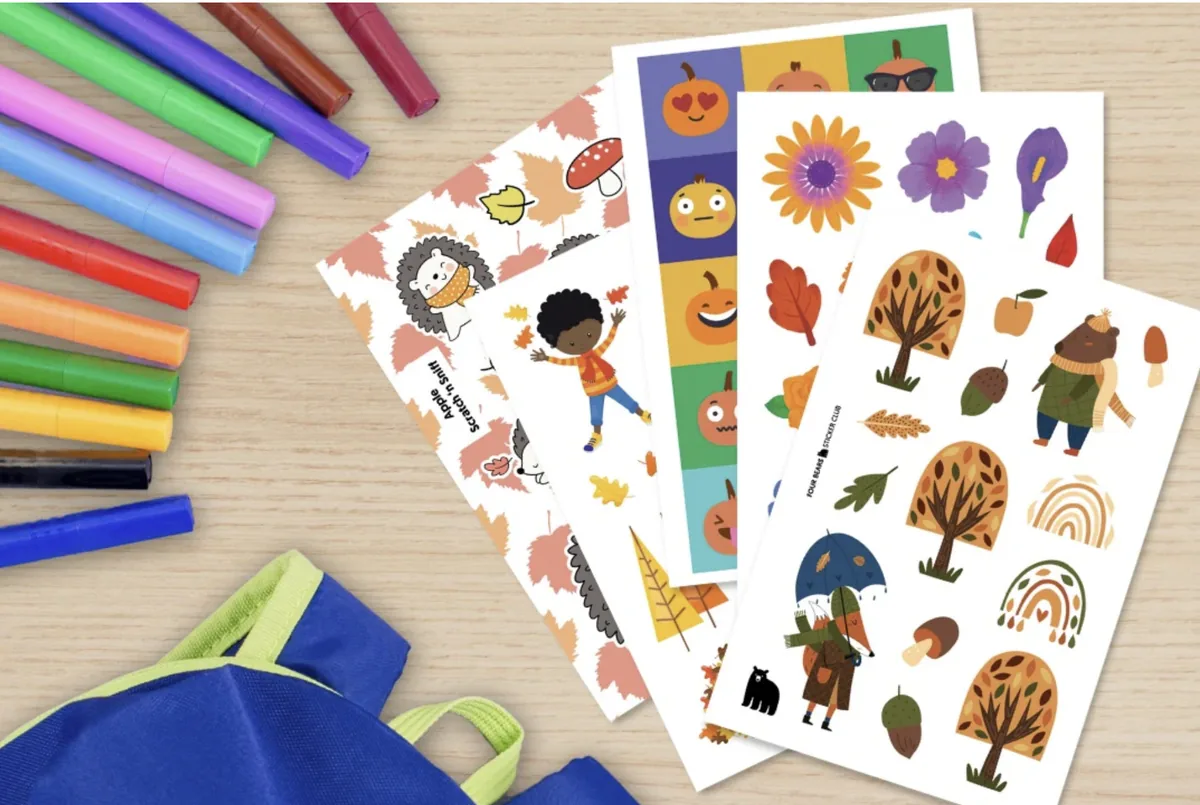 Four Bears Sticker Club